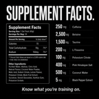 CARBON BLACK • Pre-Workout • Gel-Pack (Pre-Order)