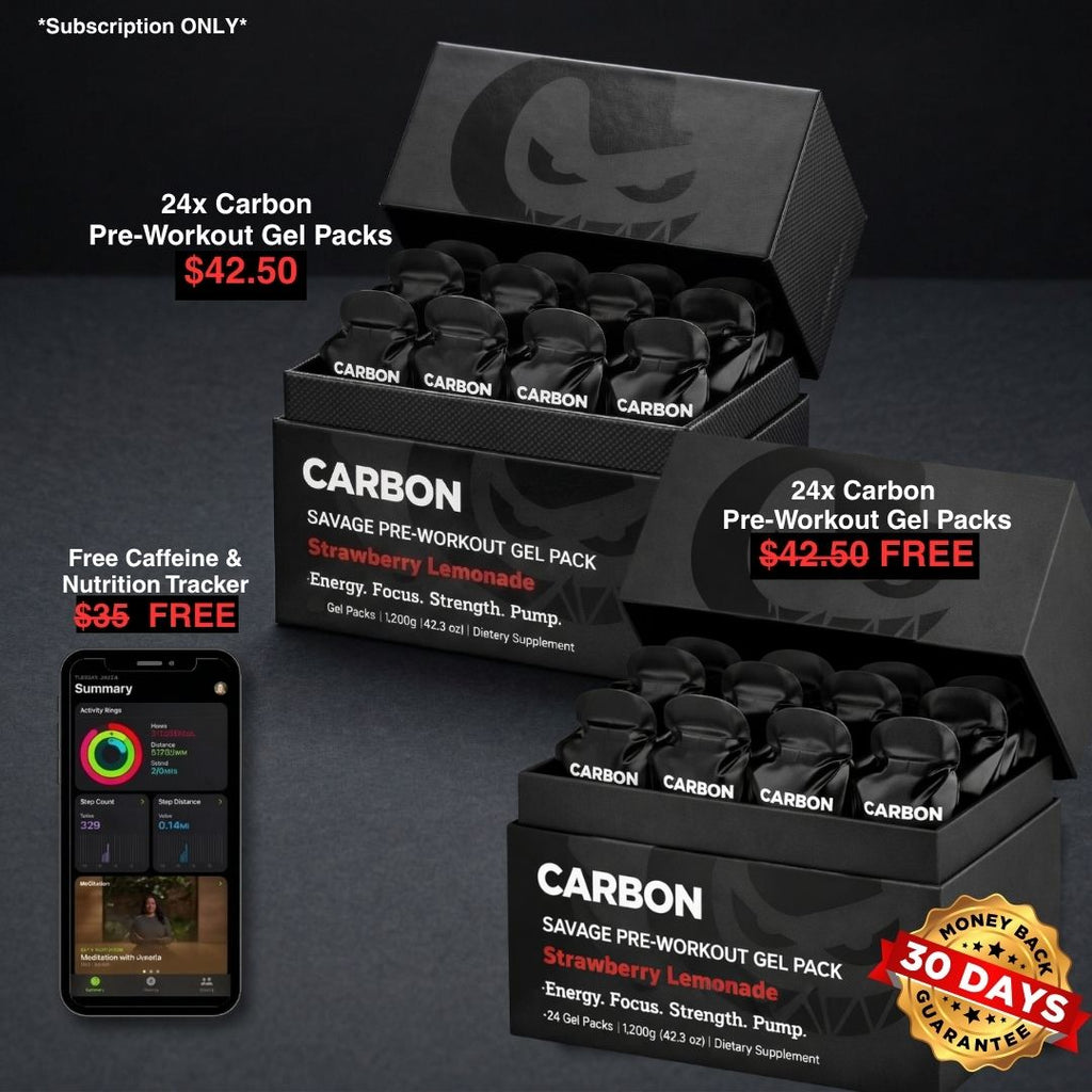 CARBON SAVAGE • Pre-Workout • Gel-Packs