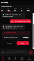 Caffeine + Fitness Tracker App