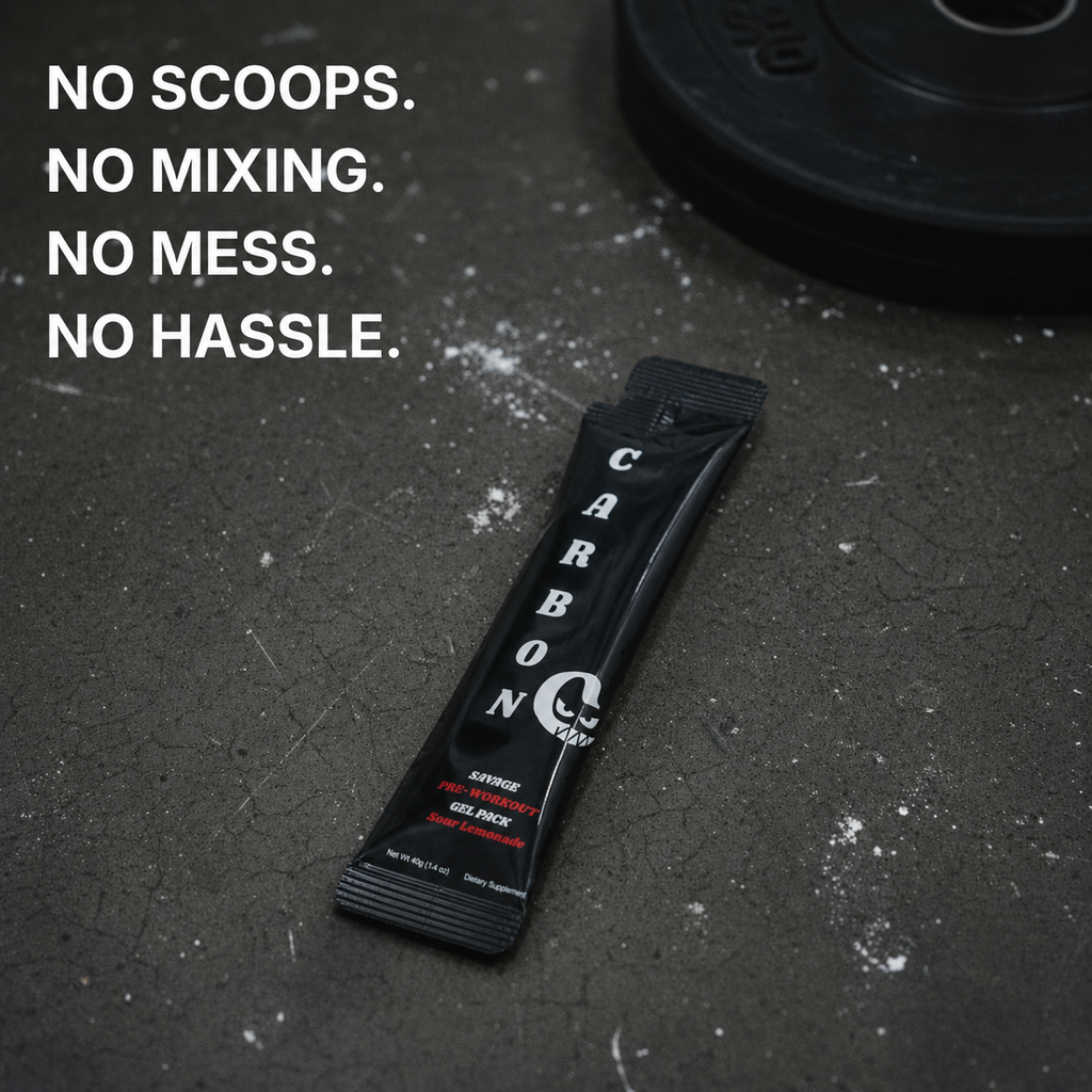 CARBON SAVAGE • Pre-Workout • Gel-Pack