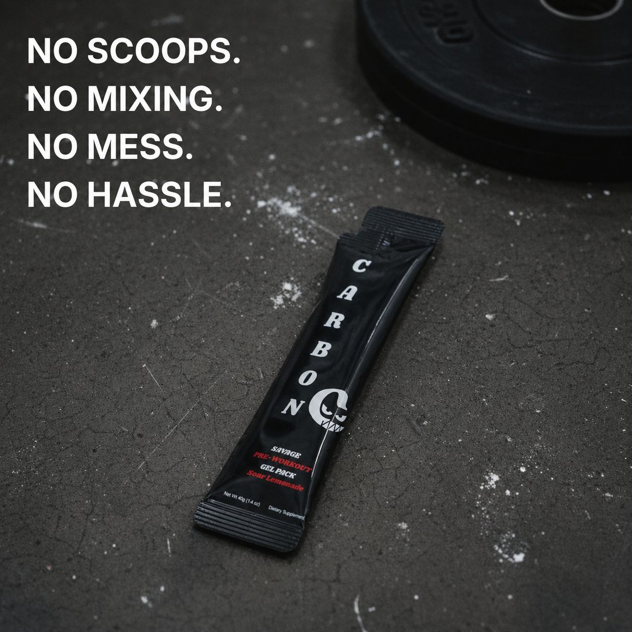 CARBON SAVAGE • Pre-Workout • Gel-Pack