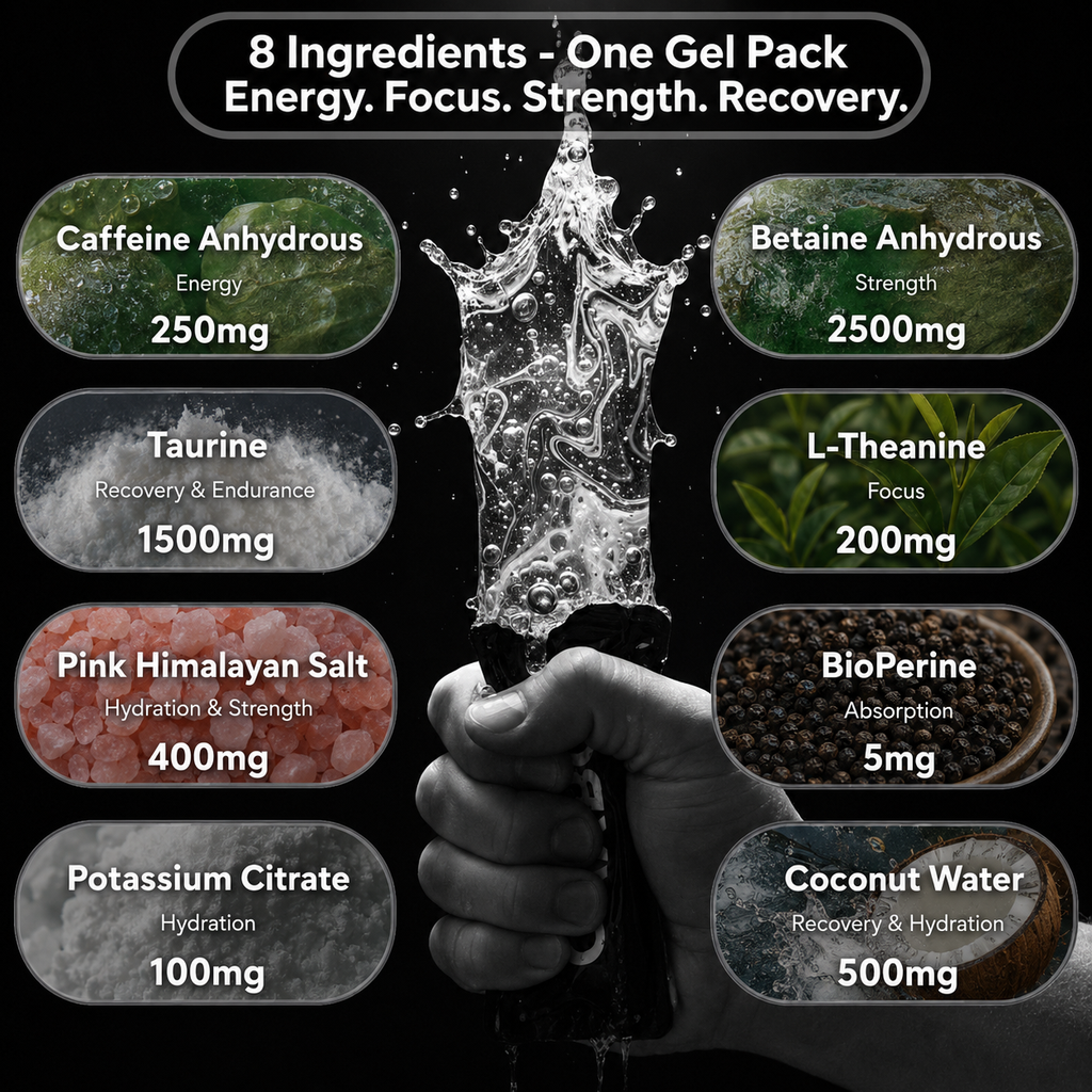 CARBON SAVAGE • Pre-Workout • Gel-Pack